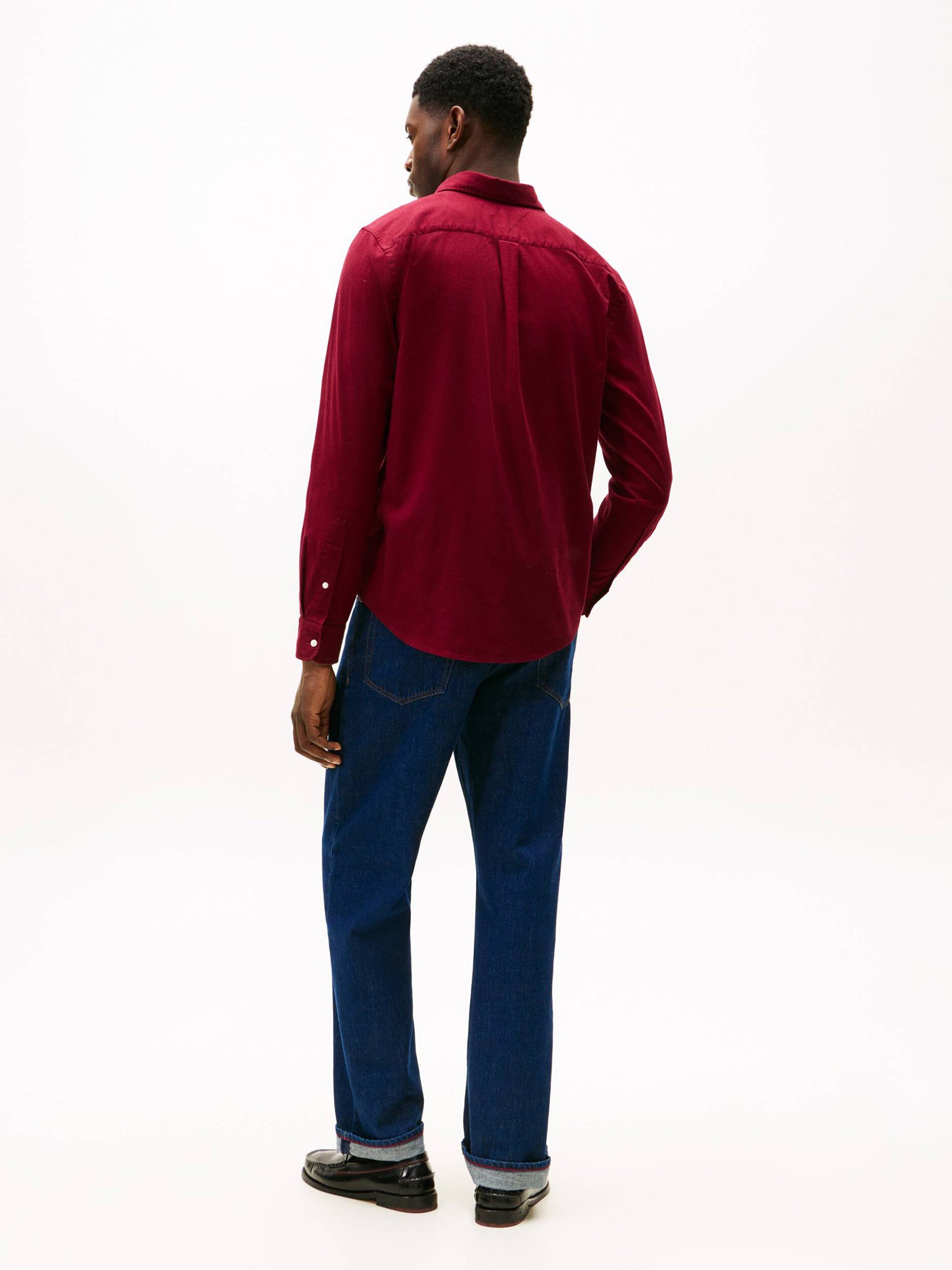 Ανδρικό πουκάμισο FLEX FLANNEL SOLID RF SHIRT MW0MW40469VLP | MW0MW40469VLP