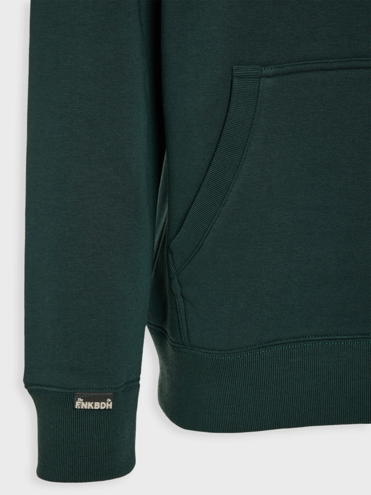 Ανδρική μπλούζα φούτερ pine green FBM012-002-06 | FBM012-002-06