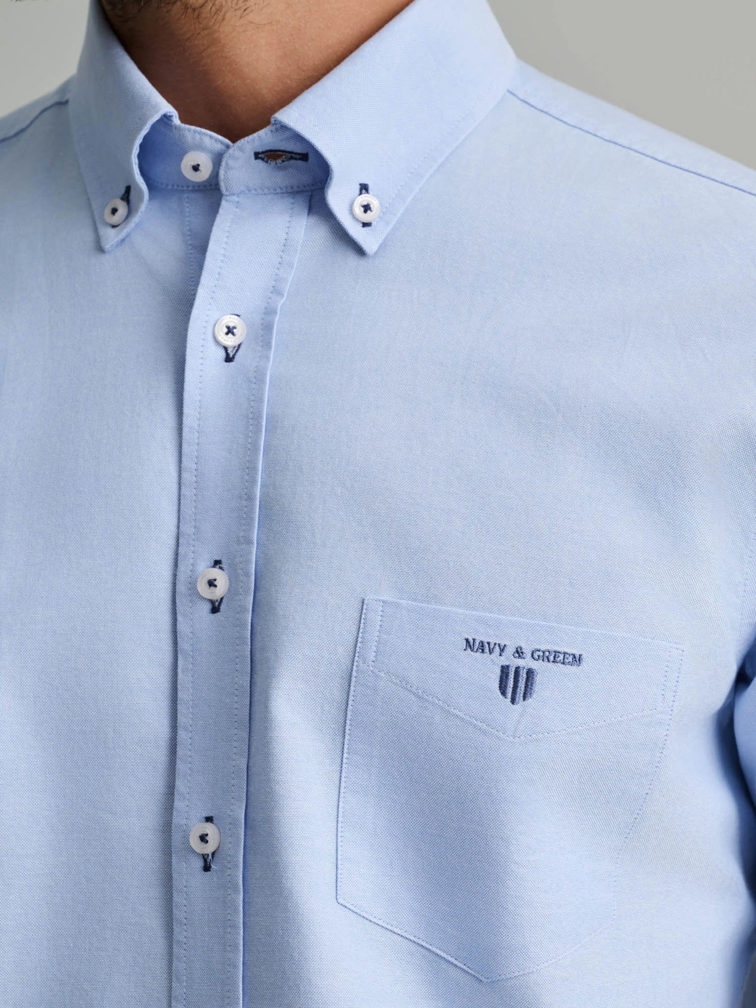 Ανδρικό πουκάμισο light blue | 24NG.KR130/1B.1