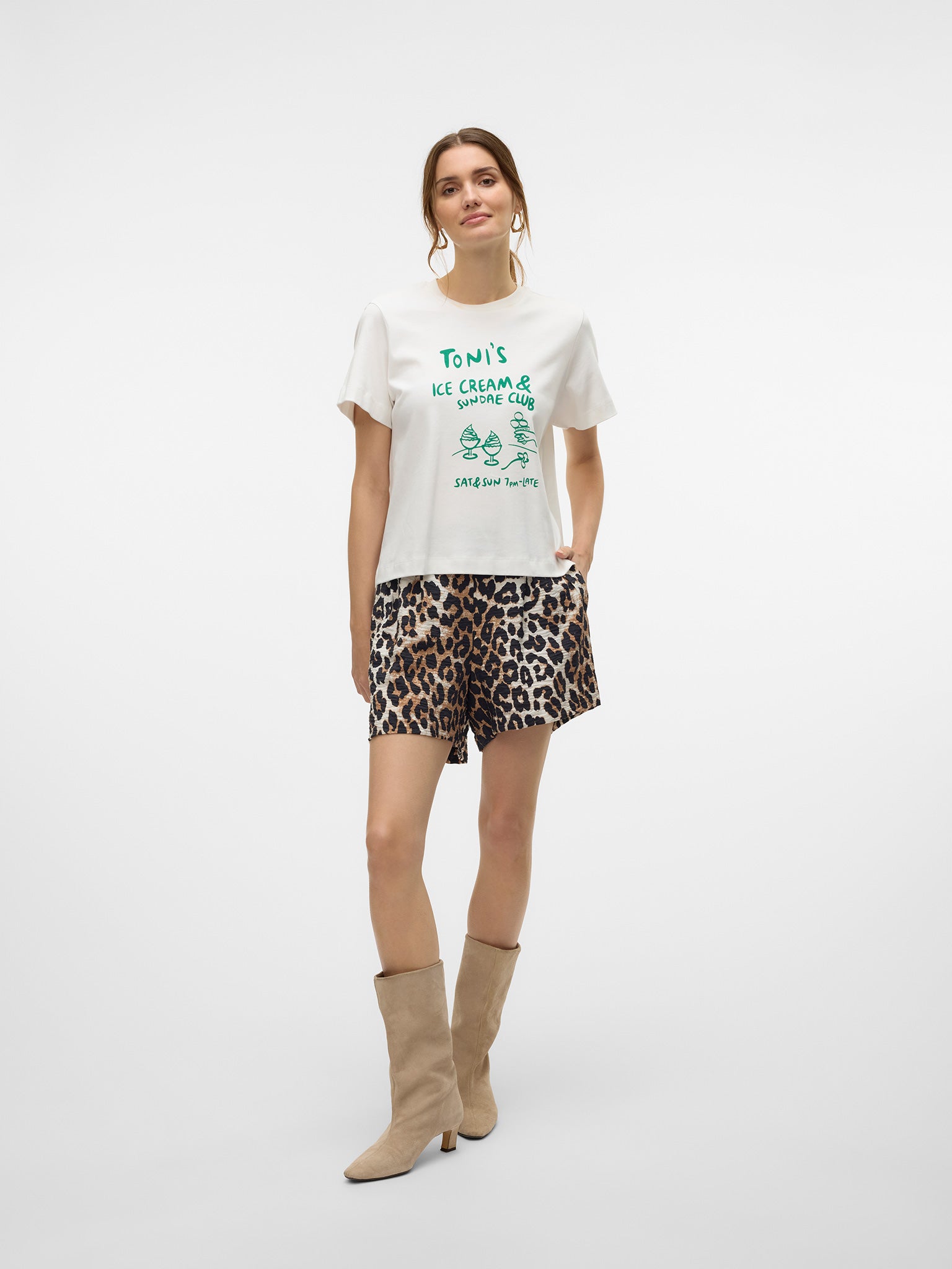 Γυναικείο t-shirt Ice cream VMSONYA METTE SS TOP BOX JRS 10325317 | 10325317