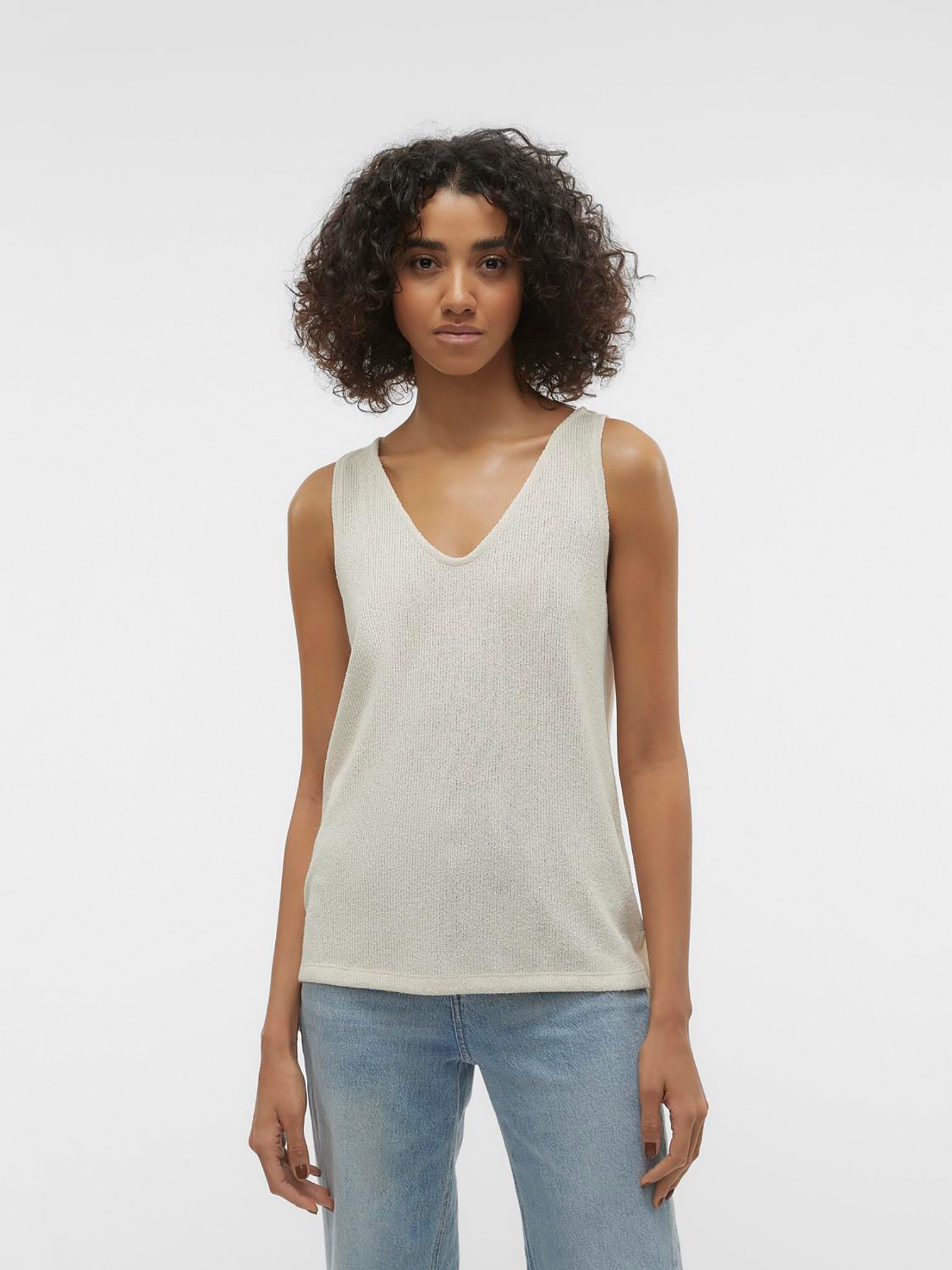 Γυναικεία μπλούζα πλεκτή VMEDDIE SL U-NECK TANK TOP 10309837 | 10309837