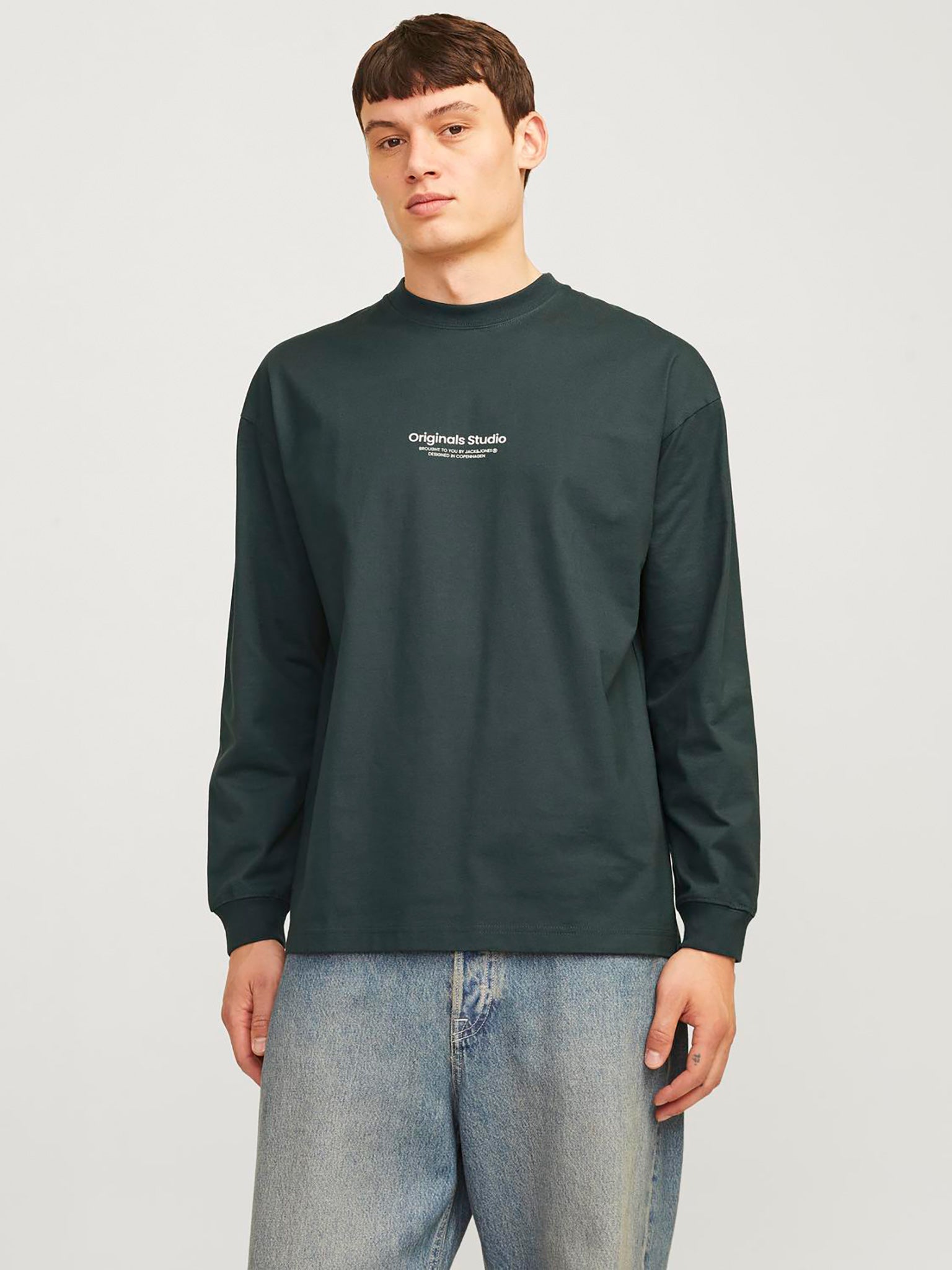 Ανδρική μπλούζα JORVESTERBRO TEE LS CREW NECK NOOS 12251775 | 12251775