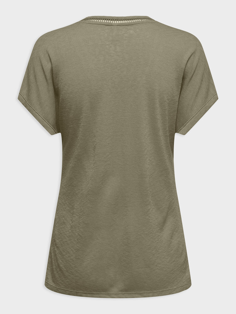 Γυναικεία μπλούζα ONLPENNY S/S BATSLEEVE V-NECK TOP JRS 15371500 | 15371500