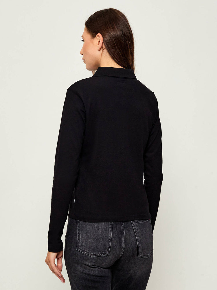 Γυναικεία μπλούζα polo W5YP34KCYR1JBLK | W5YP34KCYR1JBLK