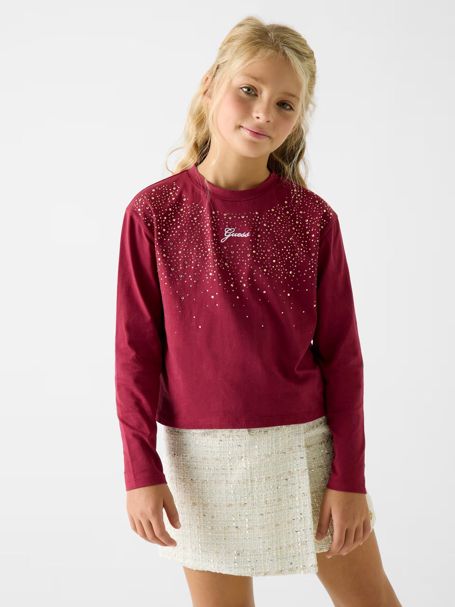 Εφηβική μπλούζα με στρας J5BI06J1314G5A9 | J5BI06J1314G5A9