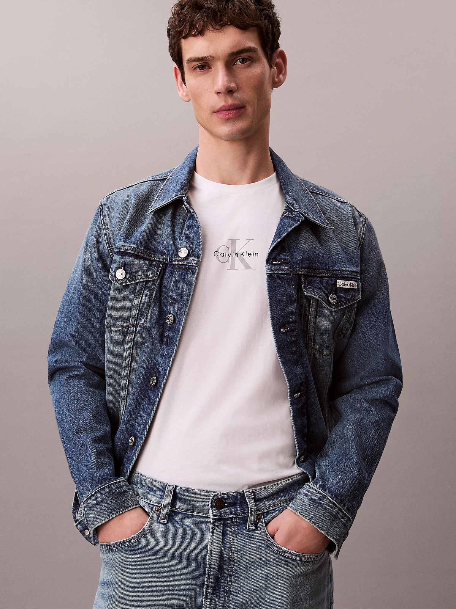 Ανδρικό t-shirt SS 30S MICRO MONOLOGO GRAPHIC LV04RB866GYAF | LV04RB866GYAF