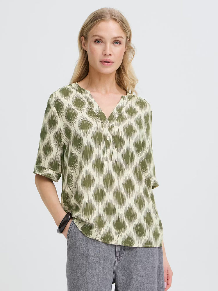 Γυναικείο πουκάμισο εμπριμέ | 20818750