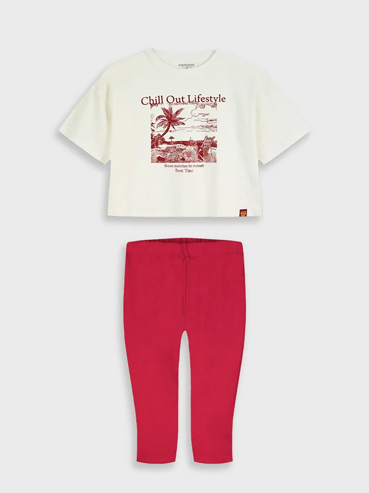 Εφηβικό σετ με κολάν κάπρι | 16-226268-0