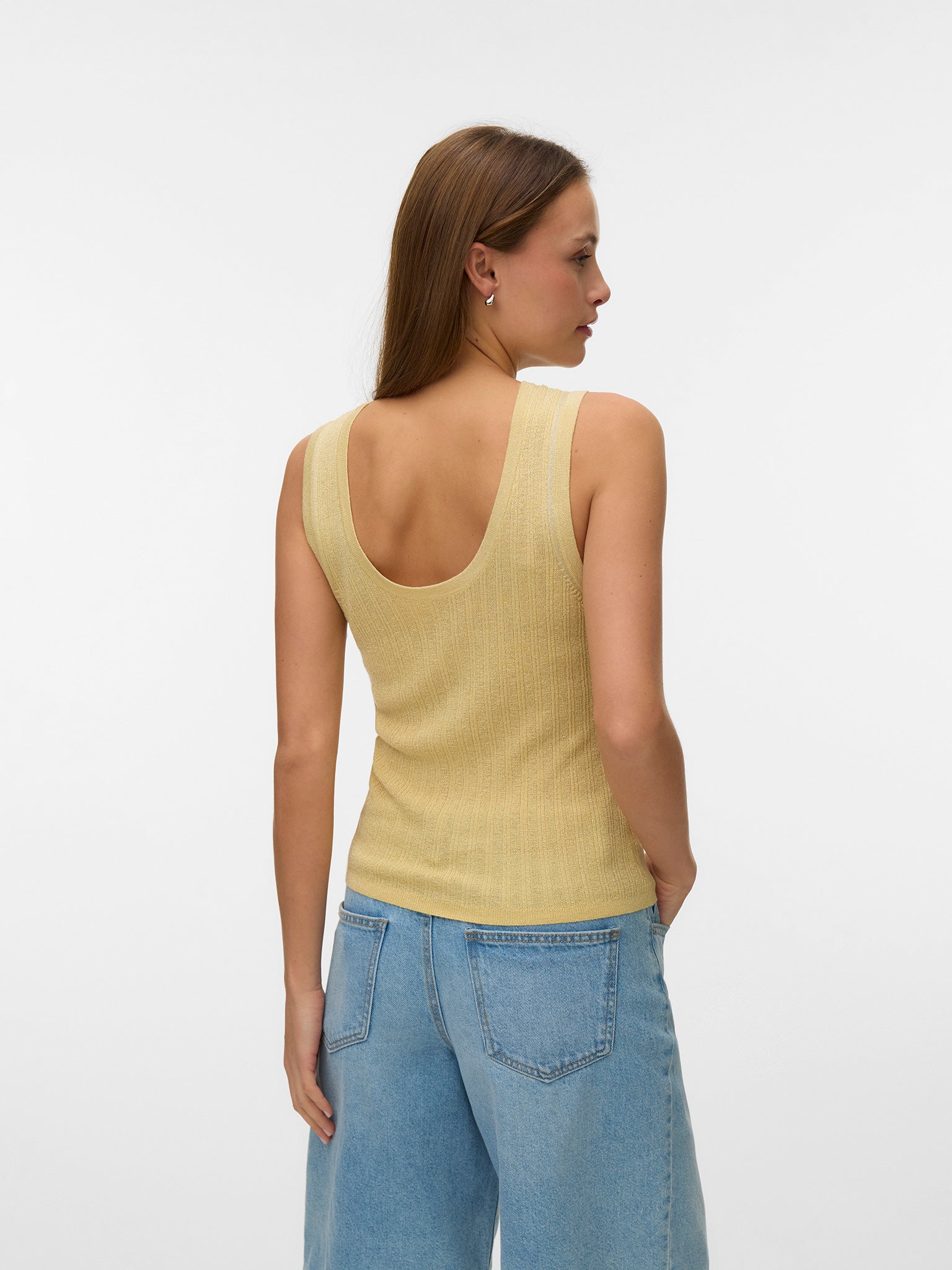 Γυναικεία μπλούζα πλεκτή VMSECRET SHORE 2 WAY SL U-BACK TOP 10342597 | 10342597