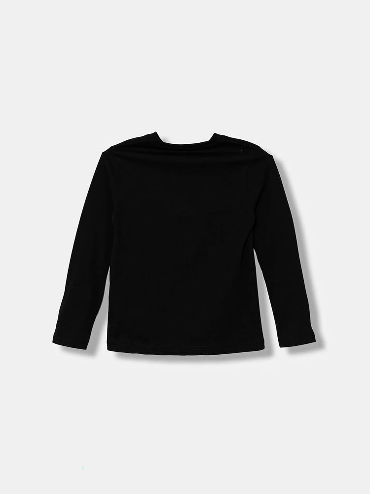 Παιδική μπλούζα μακό LS t-shirt N5YI24K8HM4JBLK | N5YI24K8HM4JBLK