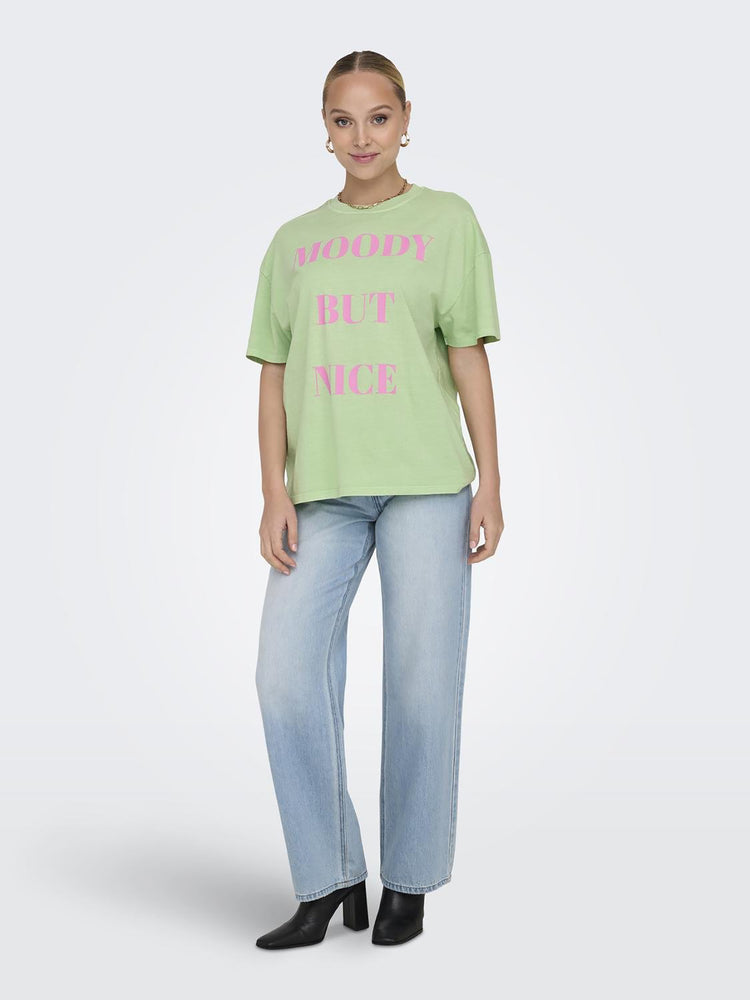 Γυναικείο t-shirt ONLRILLY S/S MOOD TOP BOX JRS 15316994 | 15316994