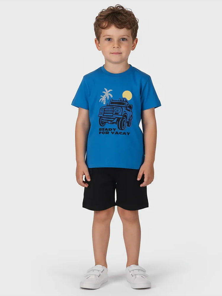 Παιδικό σύνολο με βερμούδα cargo | 2612134