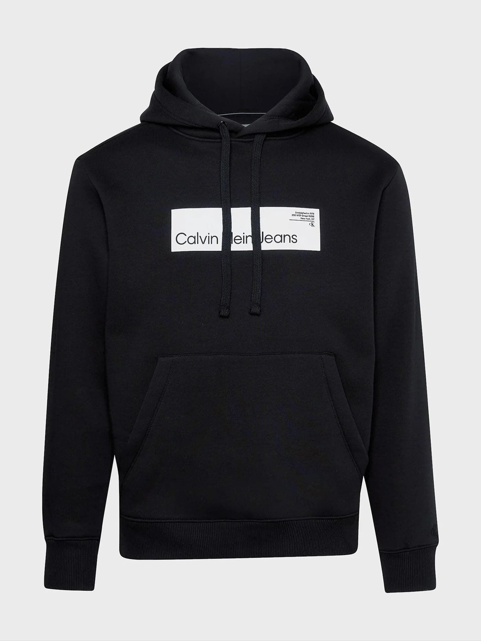 Ανδρική μπλούζα φούτερ Hyper Real Box Logo Hoodie J30J324106BEH | J30J324106BEH