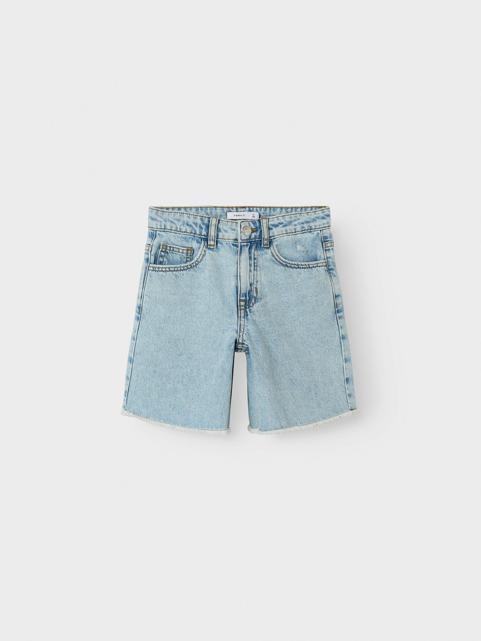 Εφηβικό σορτς τζιν NKFBELLA HW WIDE DNM SHORTS 1488-BE NOOS 13240207 | 13240207
