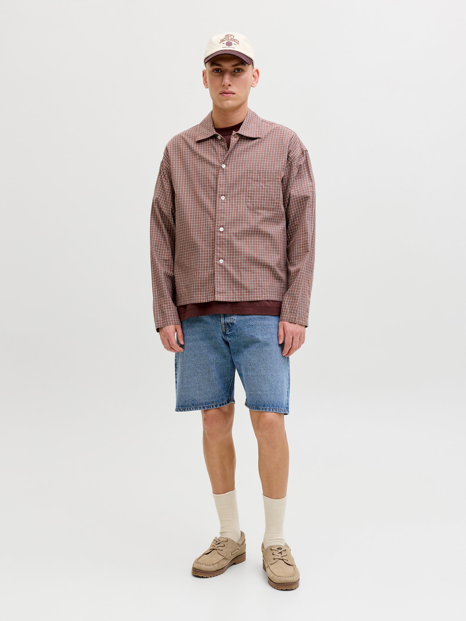 Ανδρική βερμούδα τζιν ligth blue JJITONY JJORIGINAL SHORTS AKM 12290841 | 12290841