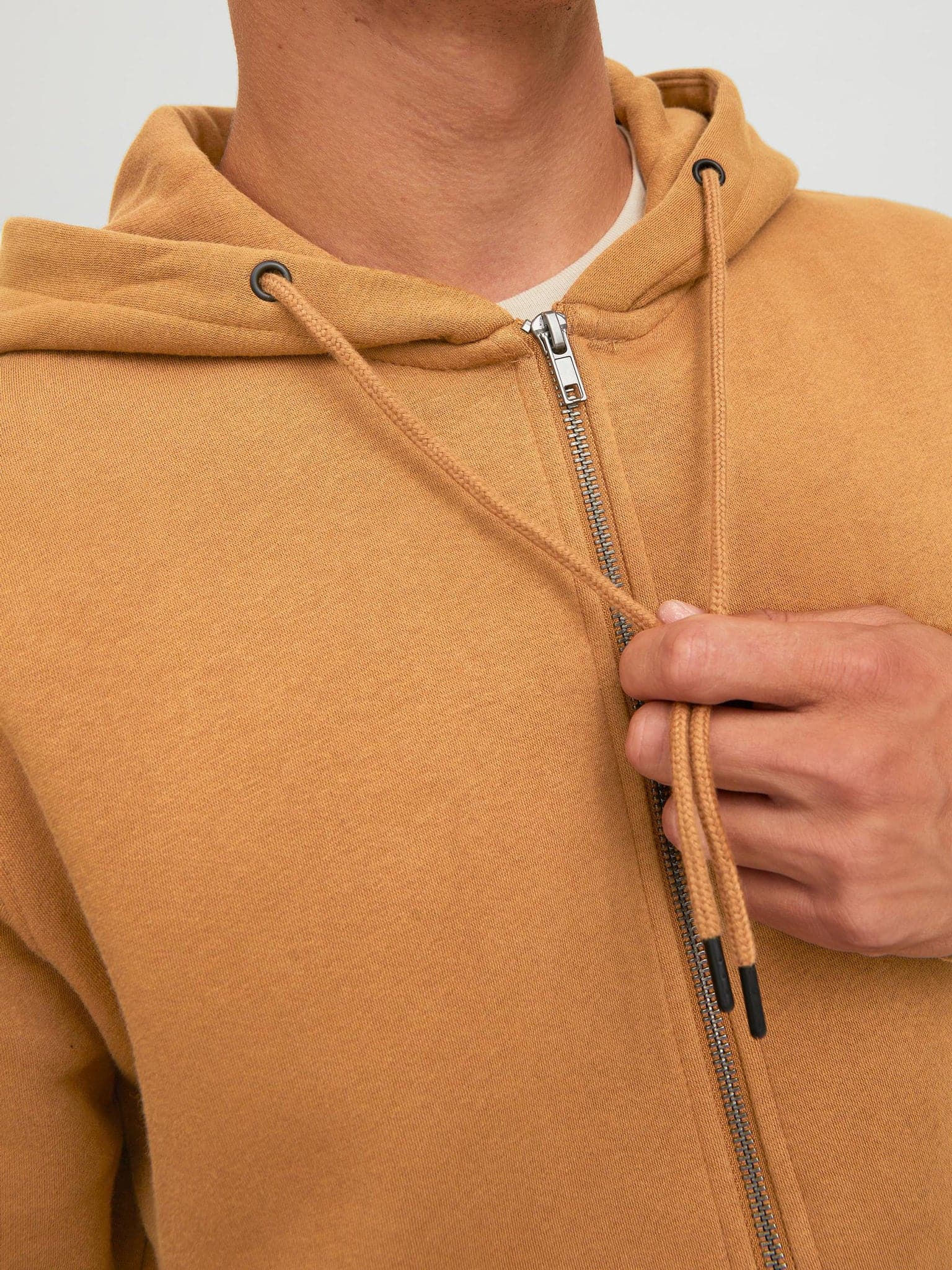 Ανδρική ζακέτα φούτερ JJESTAR BASIC SWEAT ZIP HOOD 12210830 | 12210830