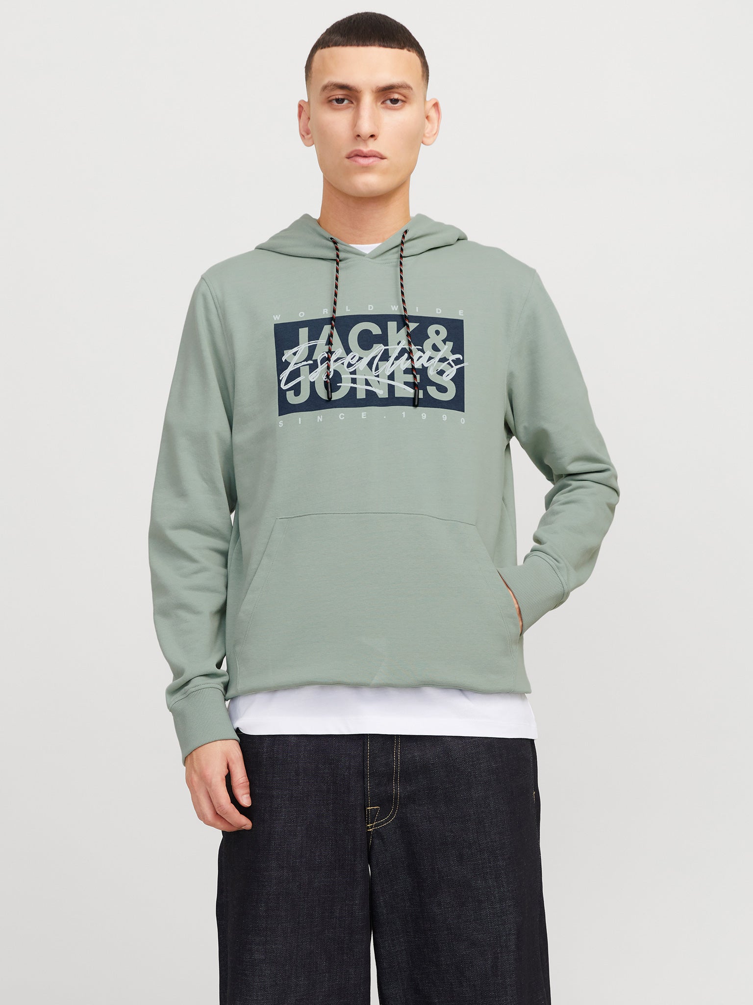 Ανδρική μπλούζα φούτερ JJCOLTON SWEAT HOOD 12268440 | 12268440