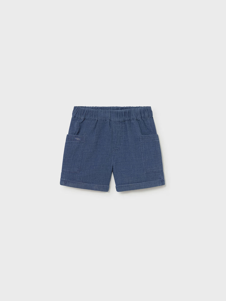 Βρεφική βερμούδα γκοφρέ | 26-01217-002