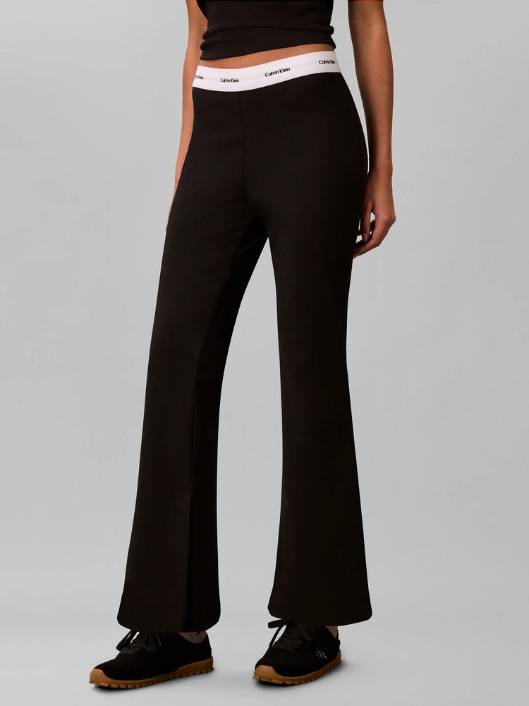 Γυναικείο παντελόνι καμπάνα Ponte Logo WB Tailored Flare Pan LV047H640GUB1 | LV047H640GUB1