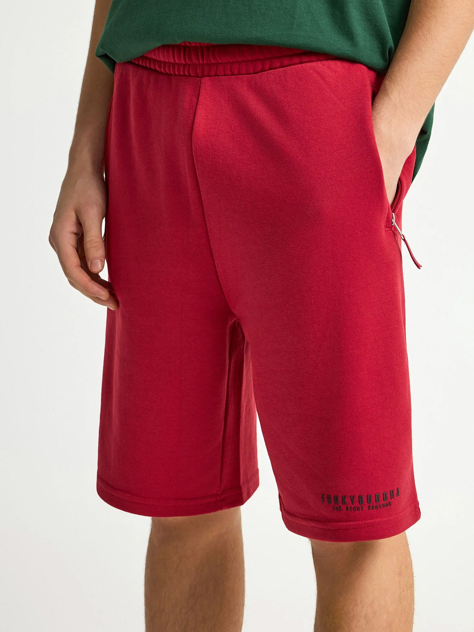 Ανδρική βερμούδα φούτερ | FBM013-050-03