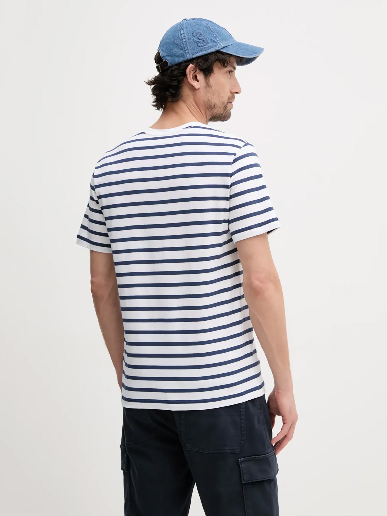 Ανδρικό t-shirt ριγέ PM509407800 | PM509407800