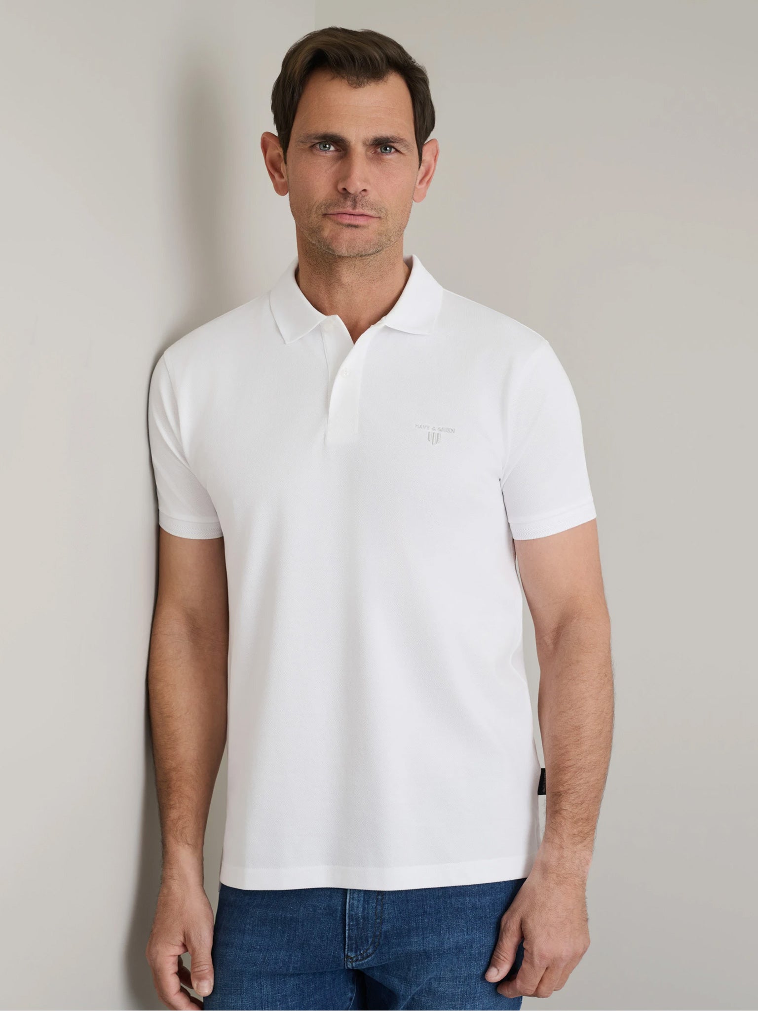 Ανδρικό polo white 24EY.007/PL/YL.2 | 24EY.007/PL/YL.2