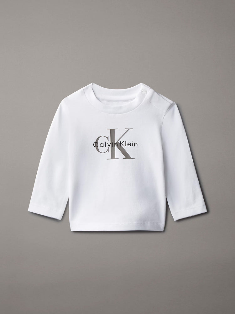 Βρεφική μπλούζα μακό MONOGRAM LS T-SHIRT IN0IN00335YAF | IN0IN00335YAF