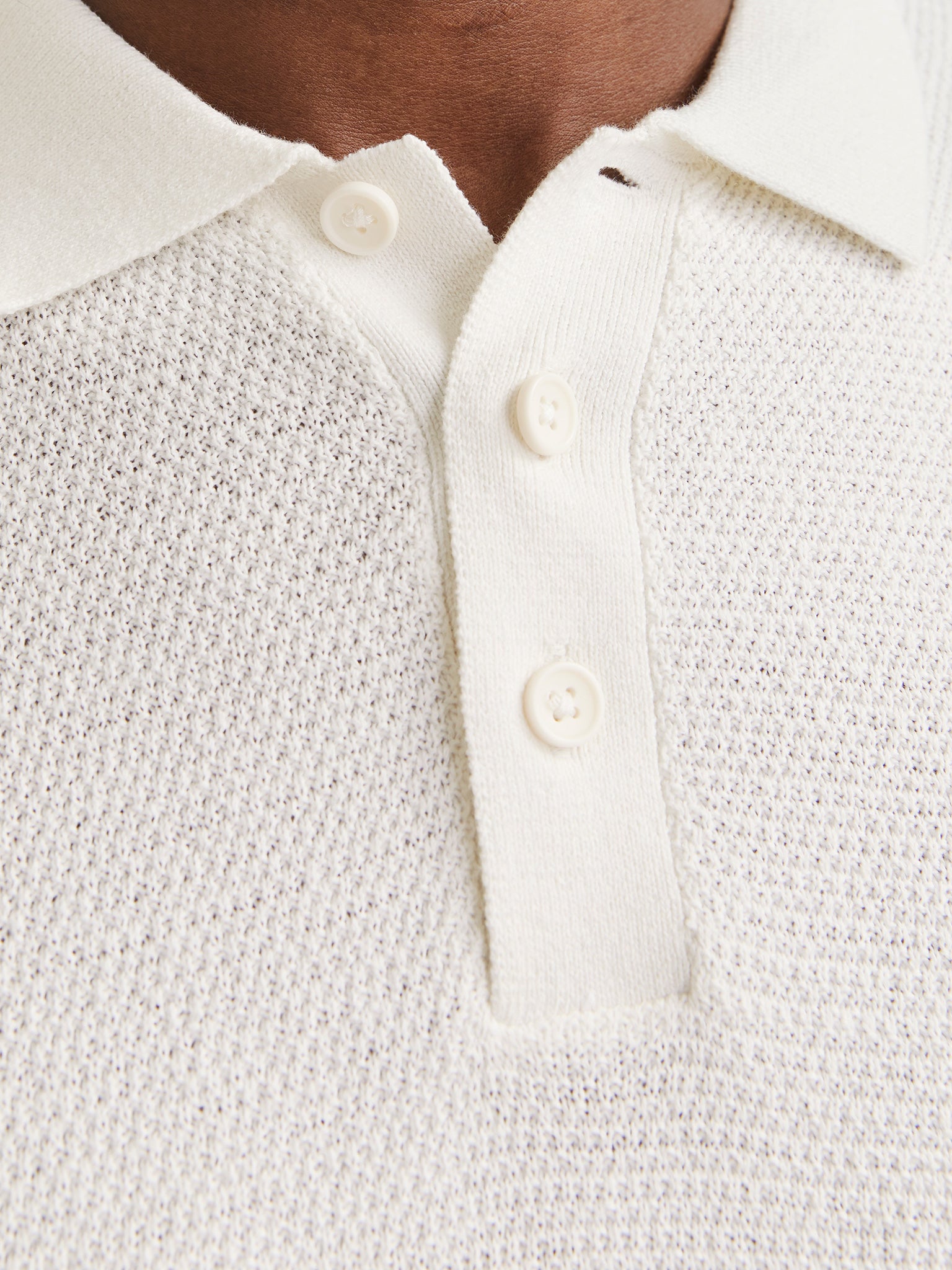 Ανδρικό polo πλεκτό JJEGEORGE KNIT POLO SS SN 12268281 | 12268281
