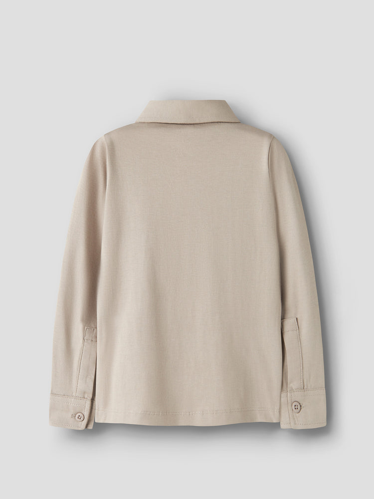 Παιδικό πουκάμισο βαμβακερό NMMRONALO LS JERSEY SHIRT 13249348 | 13249348