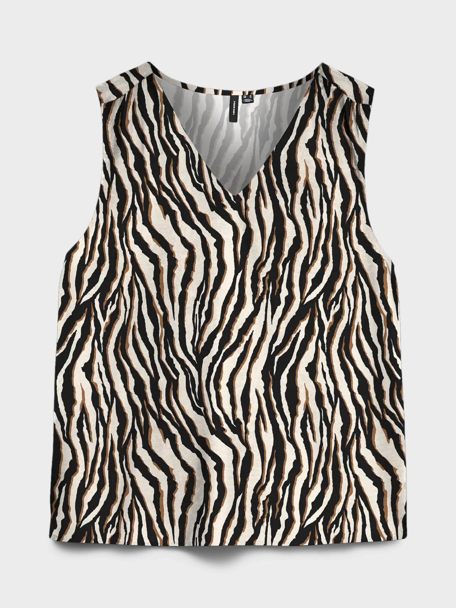 Γυναικεία μπλούζα εμπριμέ VMEASY JOY S/L V-NECK TOP WVN 10301759 | 10301759