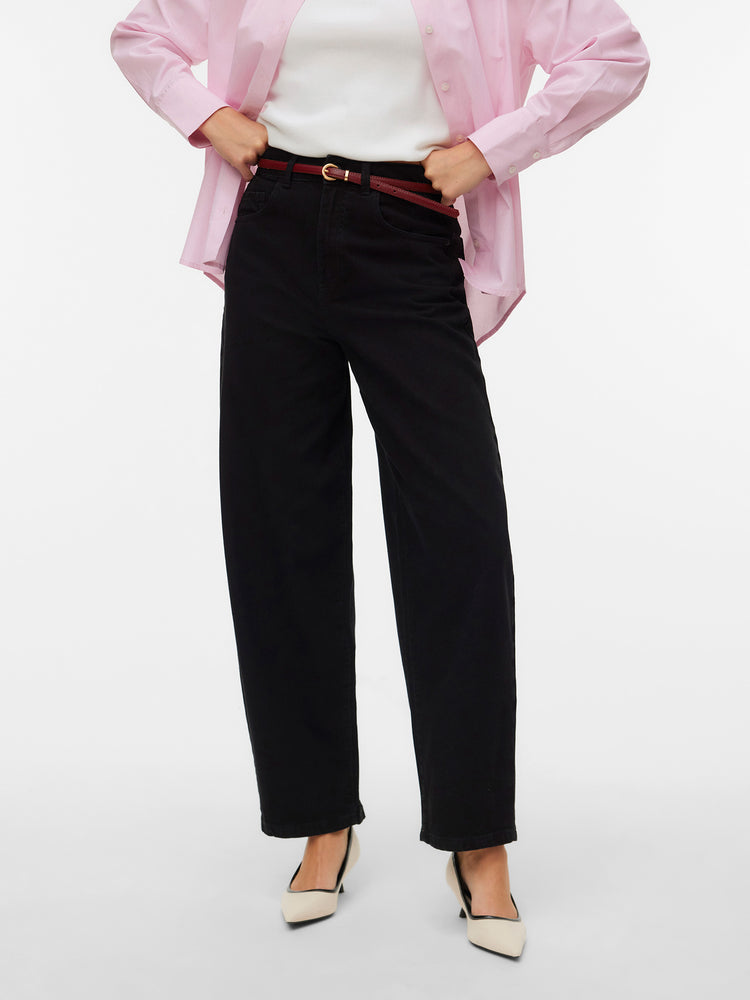 Γυναικείο παντελόνι τζιν VMKIRSA EVA HR BARREL DENIM JEANS MIX 10344141 | 10344141