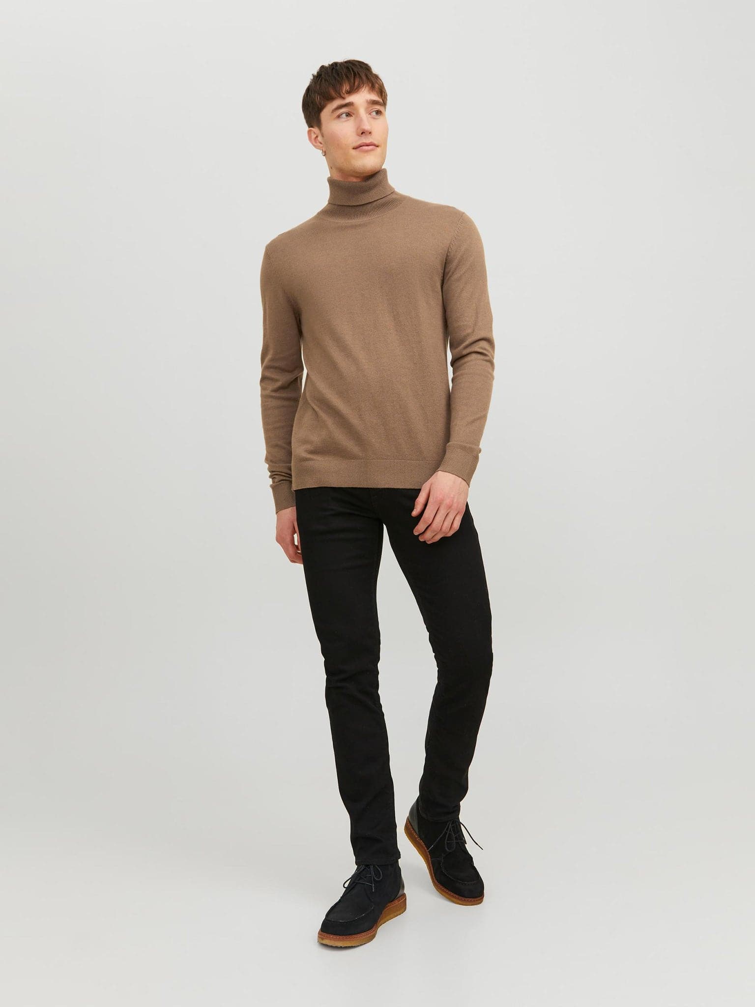 Ανδρική μπλούζα ζιβάγκο JJEEMIL KNIT ROLL NECK NOOS 12157417 | 12157417