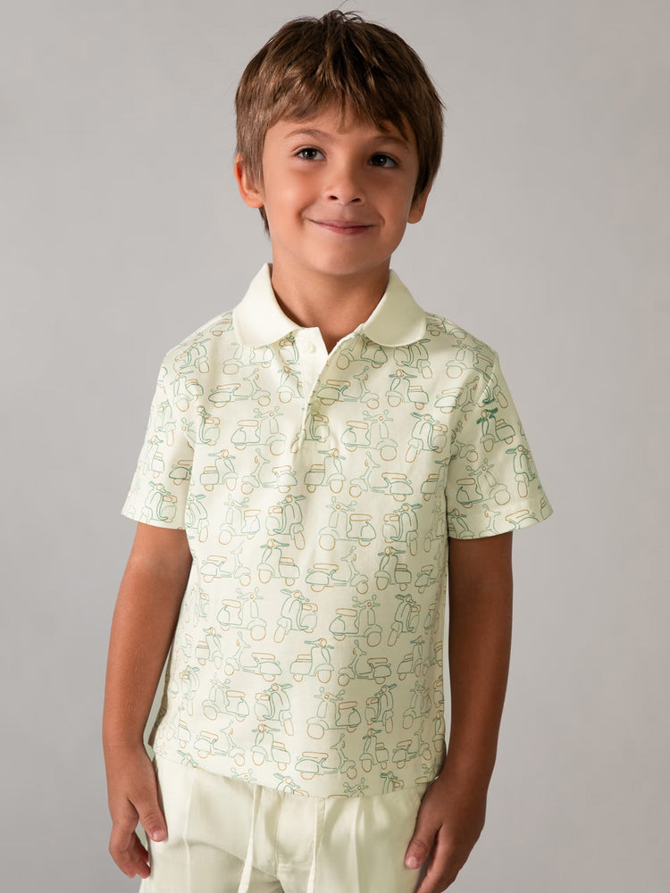 Παιδικό polo σταμπωτό | 26-03104-085