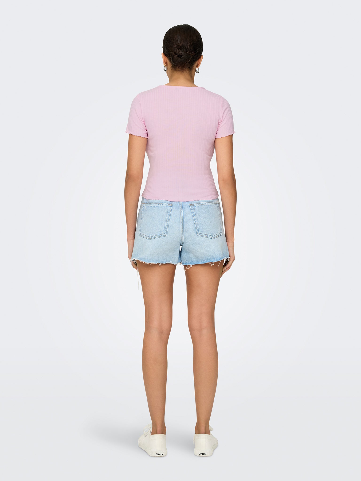 Γυναικεία μπλούζα crop ριπ ONLEMMA S/S SHORT TOP NOOS JRS 15201206 | 15201206