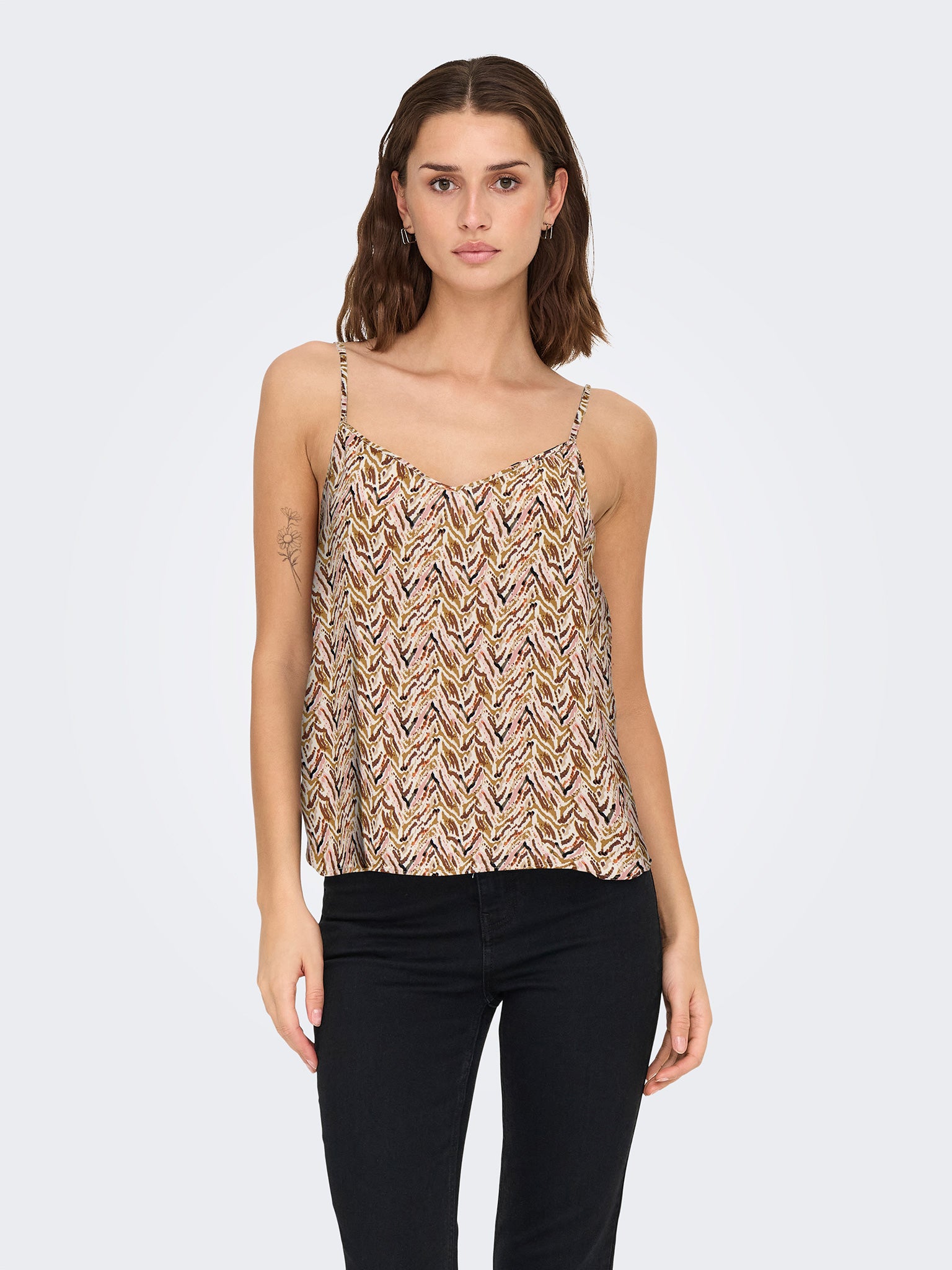 Γυναικείο top ONLNOVA LIFE VIS PARIS SINGLET WVN 15222159 | 15222159