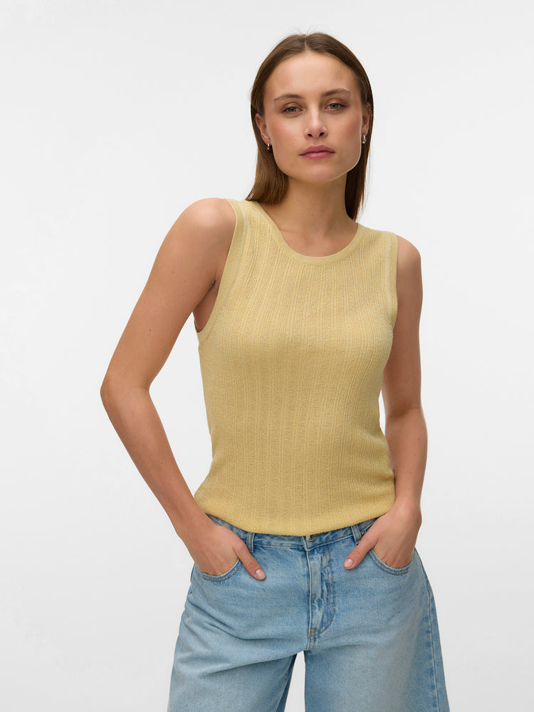 Γυναικεία μπλούζα πλεκτή VMSECRET SHORE 2 WAY SL U-BACK TOP 10342597 | 10342597