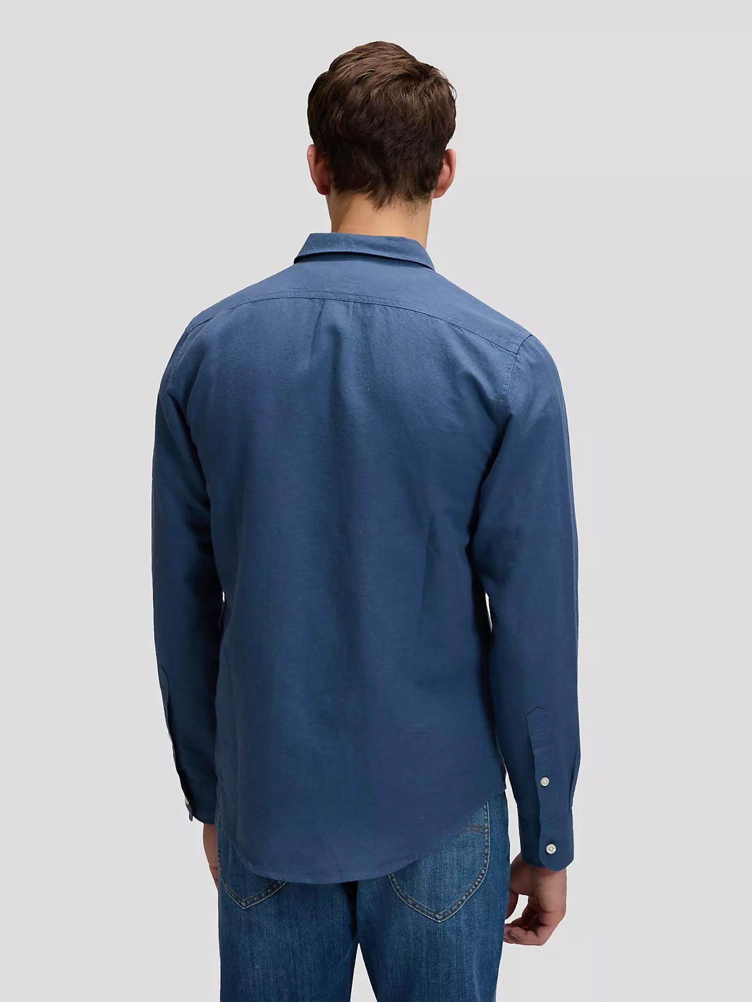 Ανδρικό πουκάμισο λινό (academy blue) 112376544 | 112376544