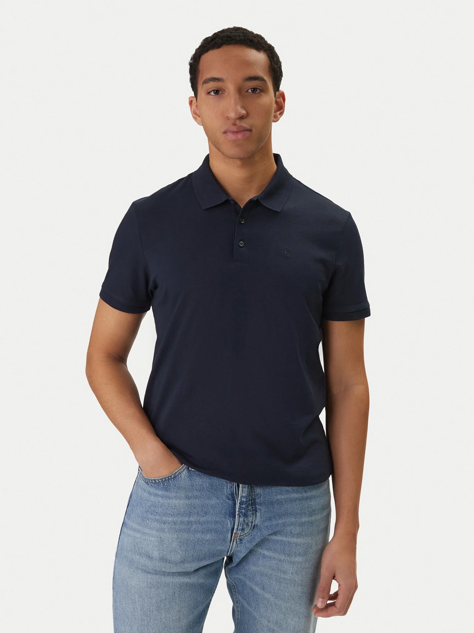 Ανδρικό polo SS CLASSIC MONOGRAM POLO LV04RD255GCEF | LV04RD255GCEF