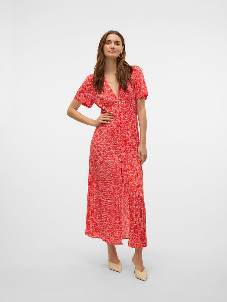 Γυναικείο φόρεμα VMMENNY SS 7/8 DETAIL DRESS 10324136 | 10324136