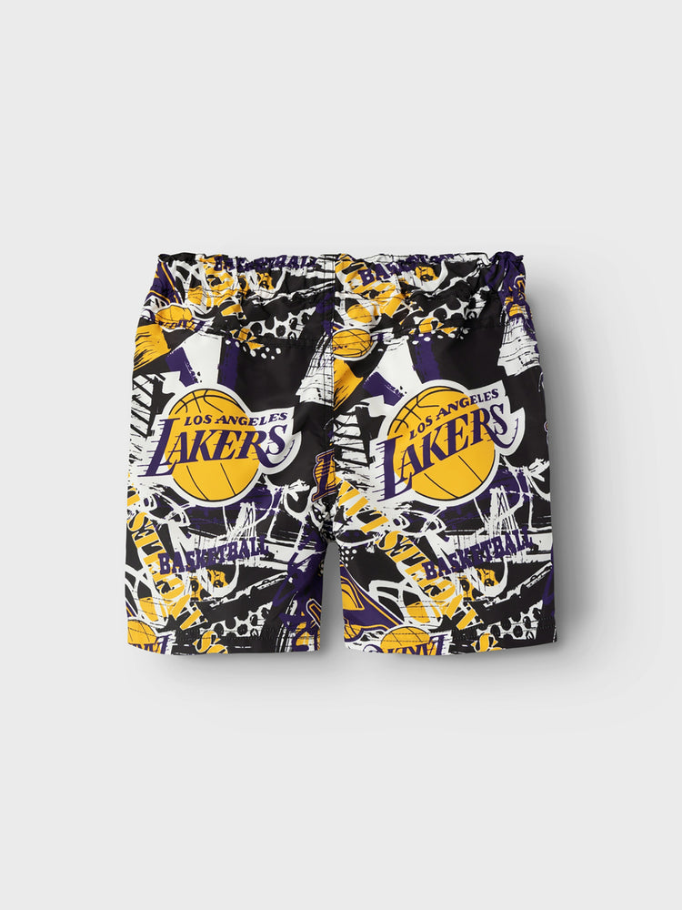 Εφηβικό μαγιό βερμούδα Lakers NKMMAXTON NBA SWIMSHORTS 13226913 | 13226913