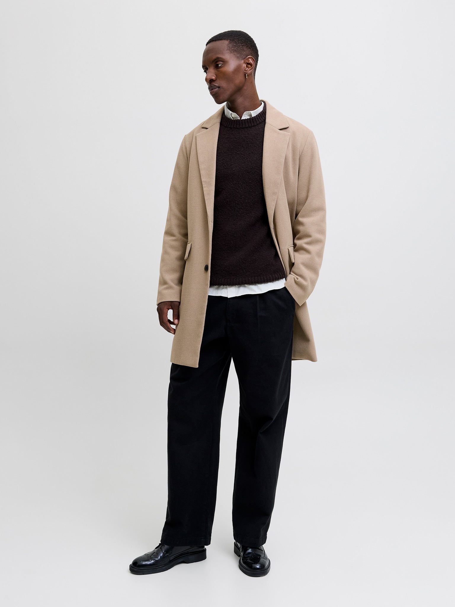 Ανδρικό παλτό JJEHARRIS COAT SN 12288145 | 12288145