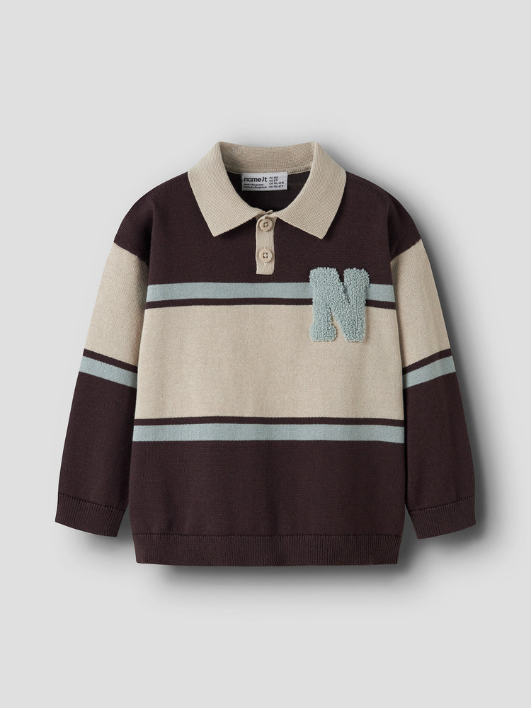 Παιδική μπλούζα polo NMMRAL LS KNIT POLO 13261381 | 13261381