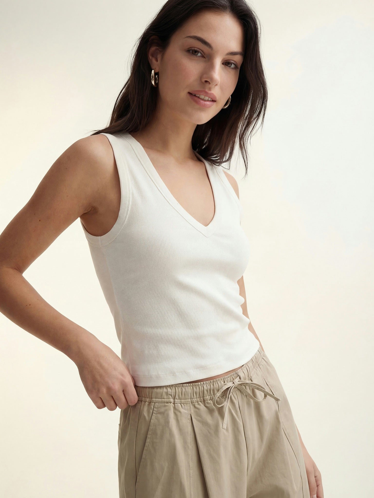 Γυναικείο top VMCHLOE SL DEEP V-NECK TOP 10342916 | 10342916