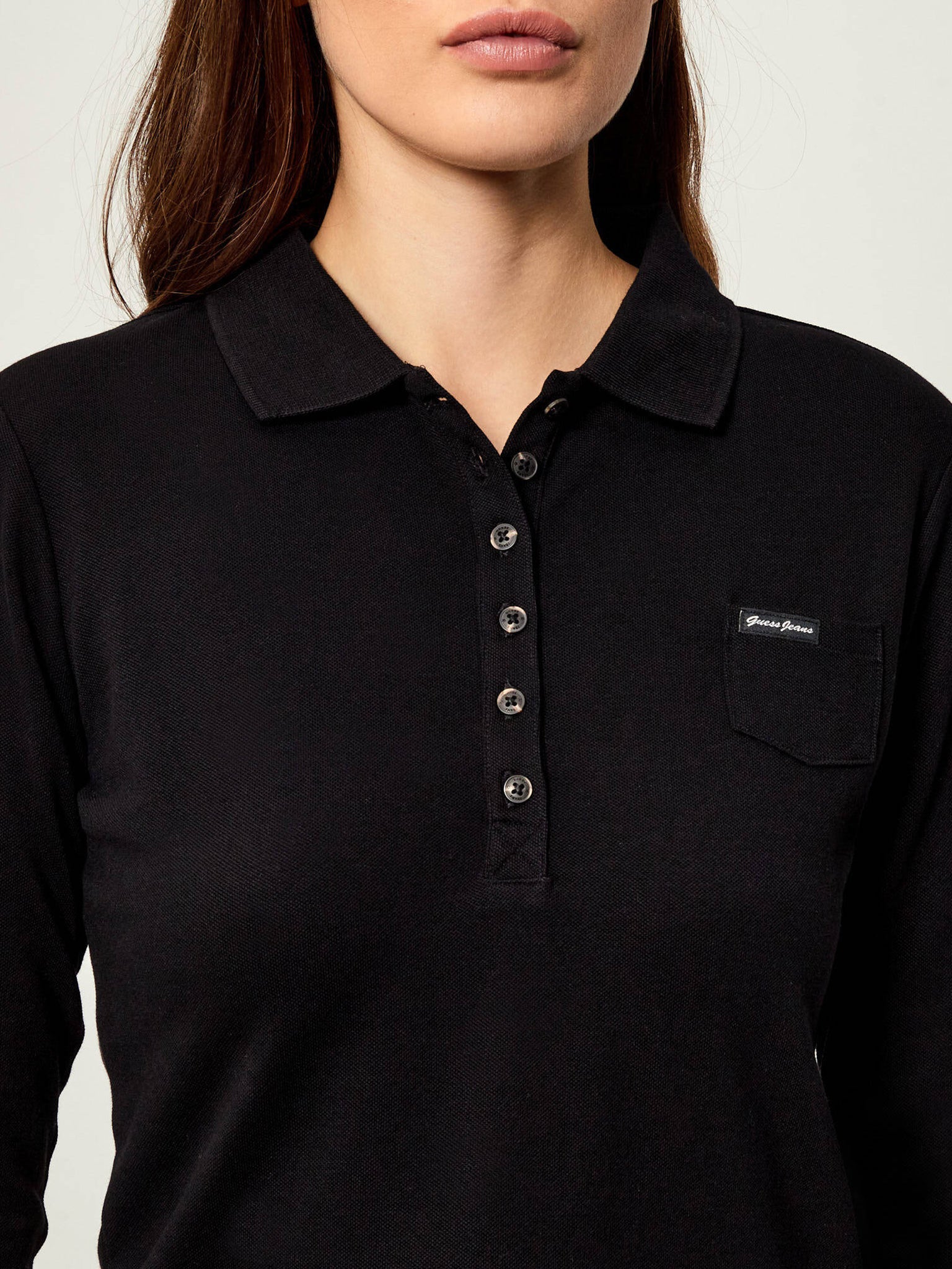 Γυναικεία μπλούζα polo W5YP34KCYR1JBLK | W5YP34KCYR1JBLK