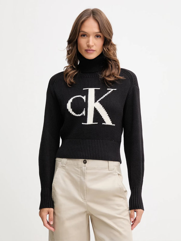 Γυναικεία μπλούζα πλεκτή BLOWN UP CK LOOSE SWEATER CONTRA LV047D349GUB1 | LV047D349GUB1