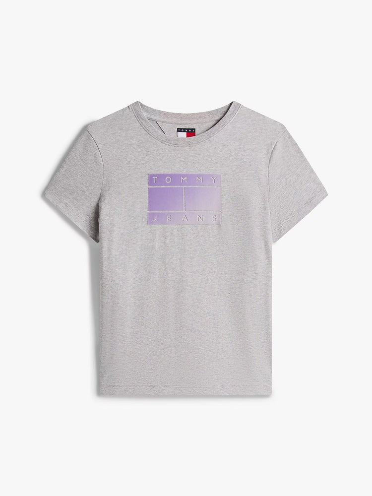 Γυναικείο t-shirt μελανζέ TJW REG GRADIENT FLAG SS DW0DW20905Q13 | DW0DW20905Q13