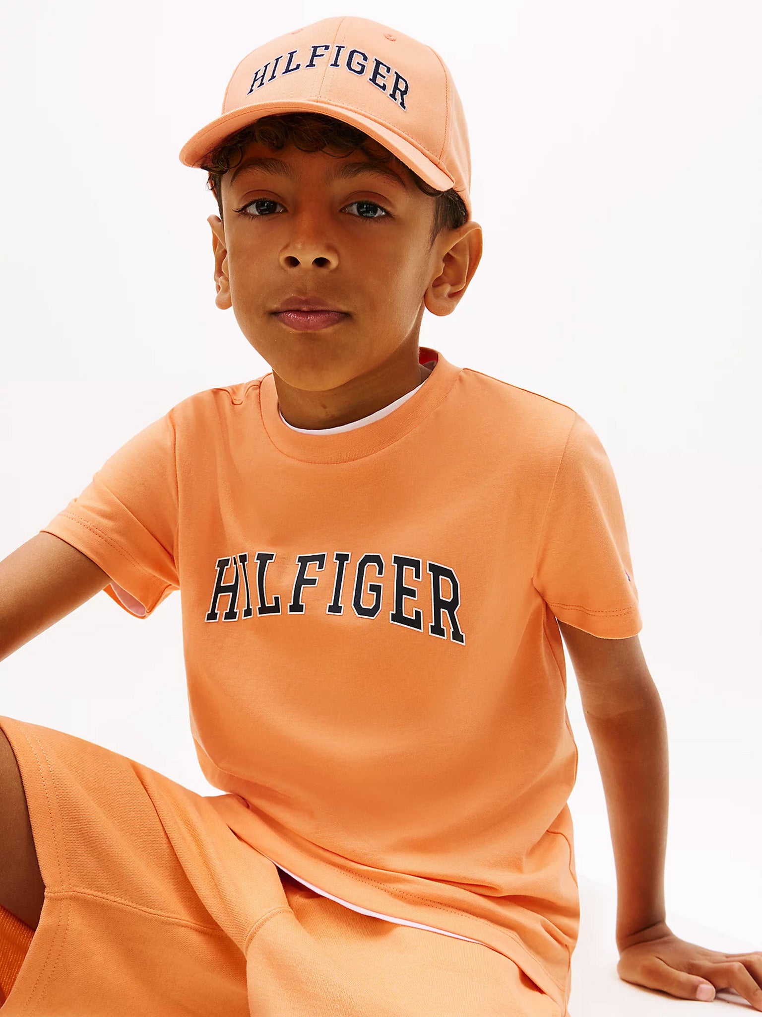 Παιδική μπλούζα μακό HILFIGER VARSITY T-SHIRT KB0KB10420SEV | KB0KB10420SEV