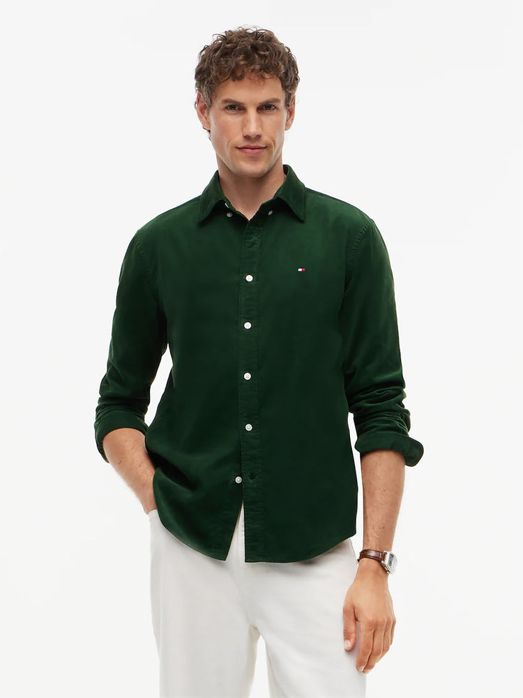 Ανδρικό πουκάμισο κοτλέ SOLID CORDUROY RF SHIRT MW0MW40486L07 | MW0MW40486L07