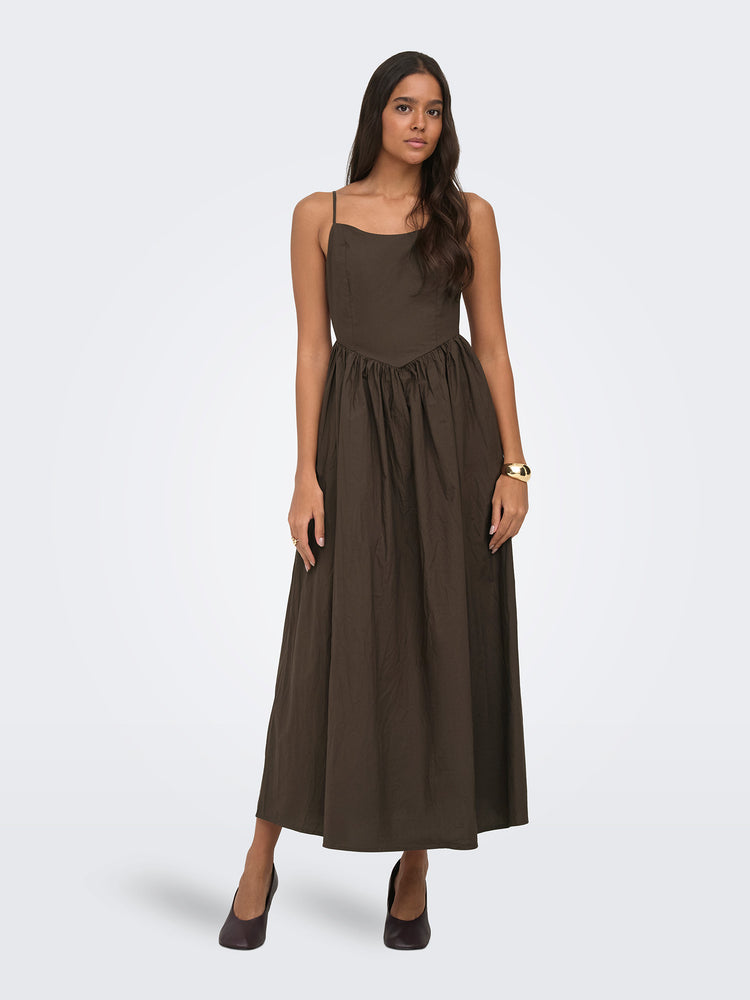 Γυναικείο φόρεμα τιραντέ ONLLIKARA STRAP WAIST LONG DRESS 15371869 | 15371869
