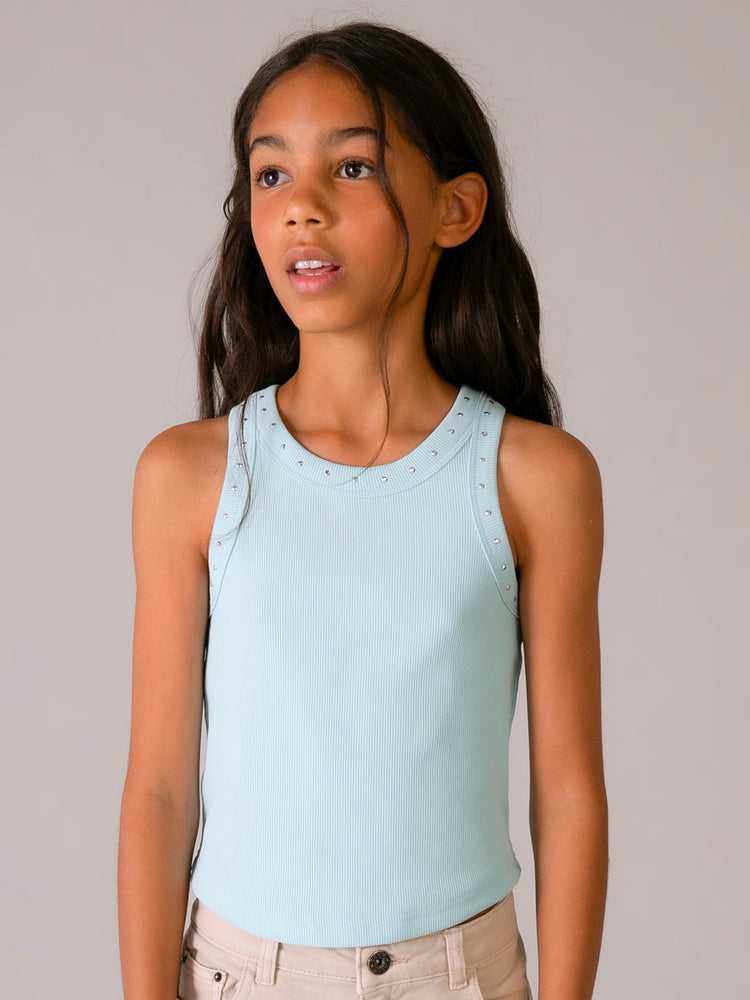 Εφηβική μπλούζα με στρας | 26-06013-023